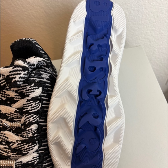 Burberry check knit box sneakers 37 - Picture 6 of 8